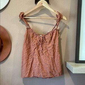 Women's Rust Sleeveless Top